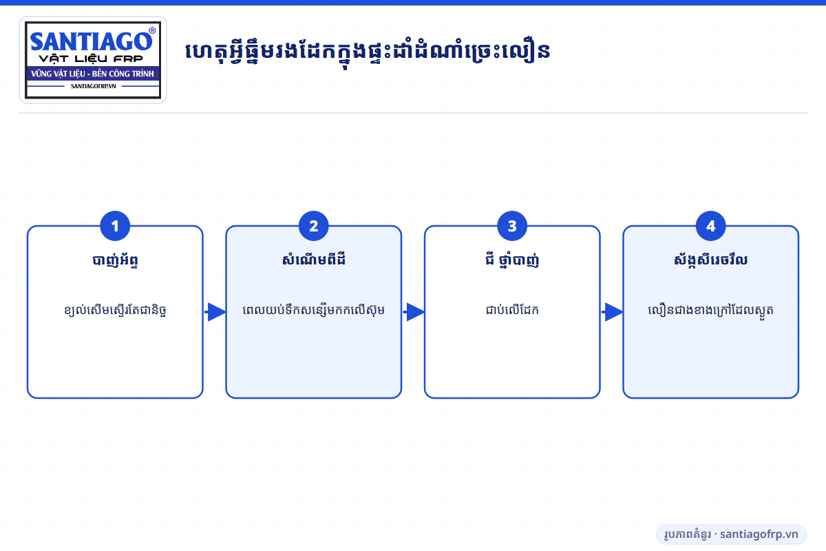 មូលហេតុដែលធ្នឹមរងដែកក្នុងផ្ទះដាំដំណាំច្រេះលឿន