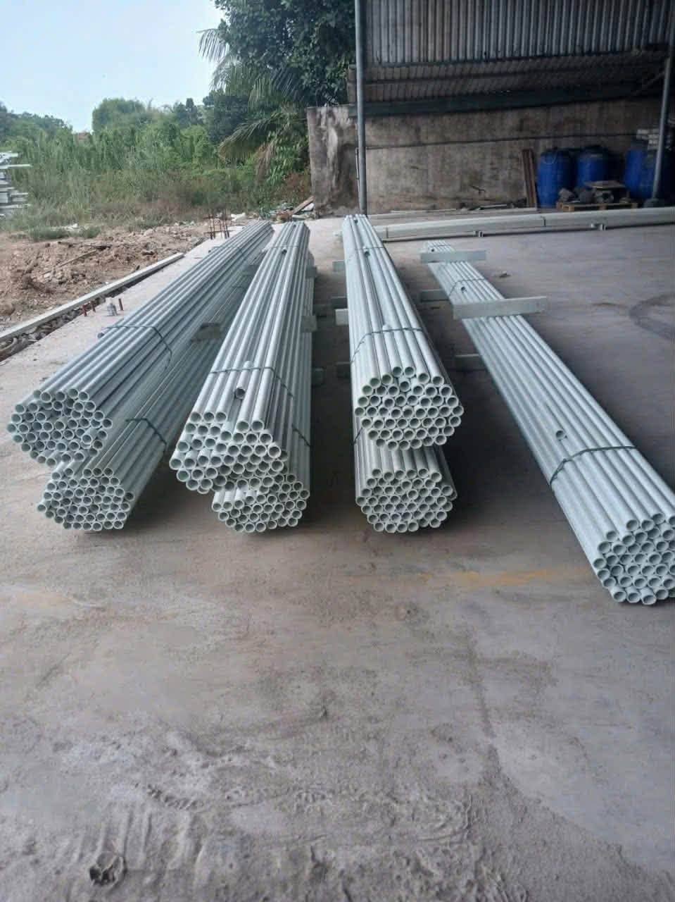 Bó ống tròn composite tại bãi